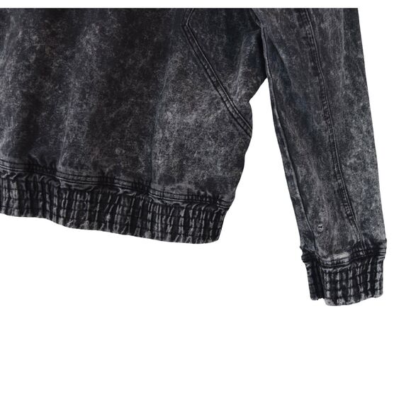 Nike Challenge Court Andre Agassi Acid Wash Jacket Fits L Black 90s 80s Retro - Picture 10 of 14